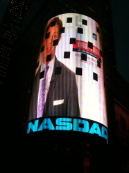 Surprised (pleasantly) by our team with this video in Times Square